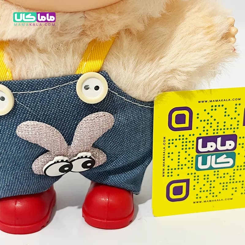 عروسک لبوبو لباسدار زرد مدل انرژی (کد 16) — تصویر ۵