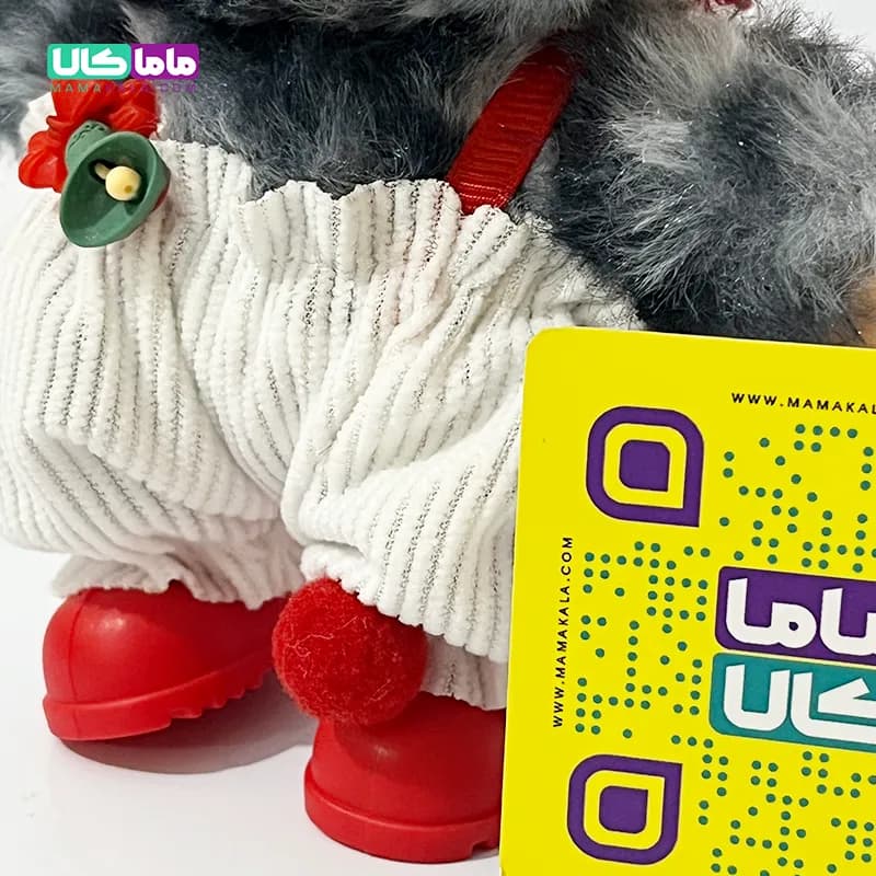 عروسک لبوبو لباسدار طوسی مدل انرژی (کد 07) — تصویر ۵