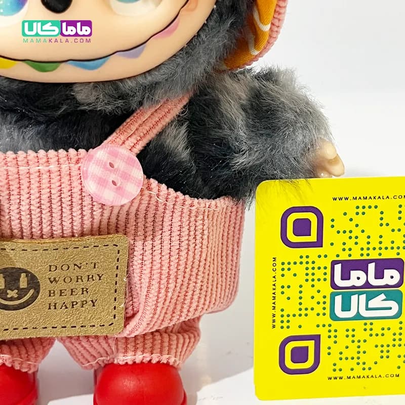 عروسک لبوبو لباسدار طوسی مدل انرژی (کد 04) — تصویر ۸