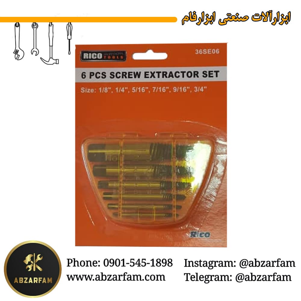 قلاویز چپ گرد ریکو Rico مدل 36SE06
