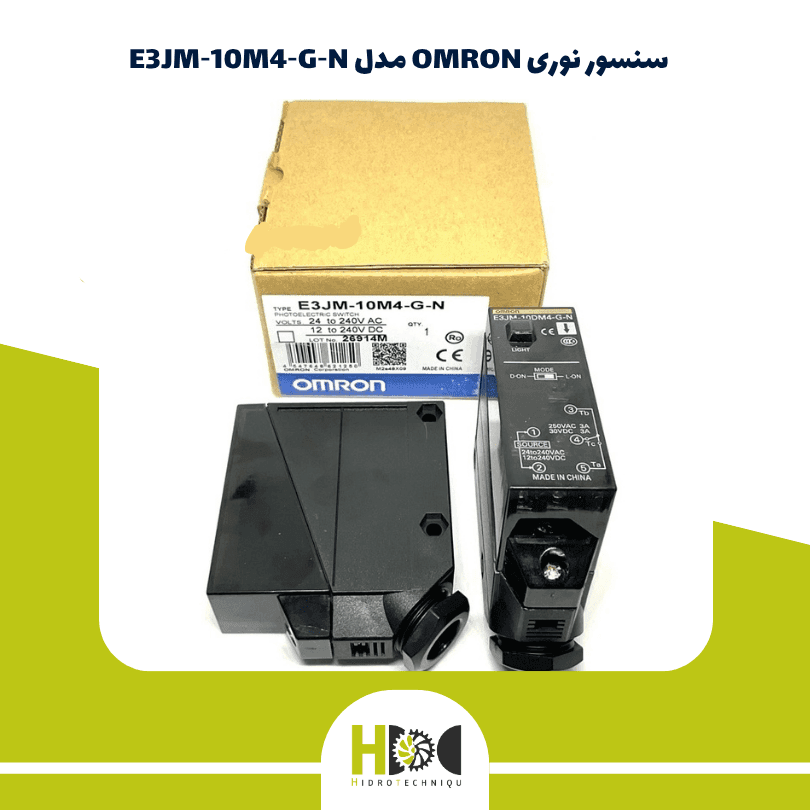 سنسور نوری Omron مدل E3JM‑10M4‑G‑N