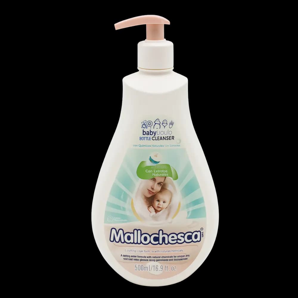 مایع استریل و ضدعفونی‌کننده شیشه شیر Mallochesca