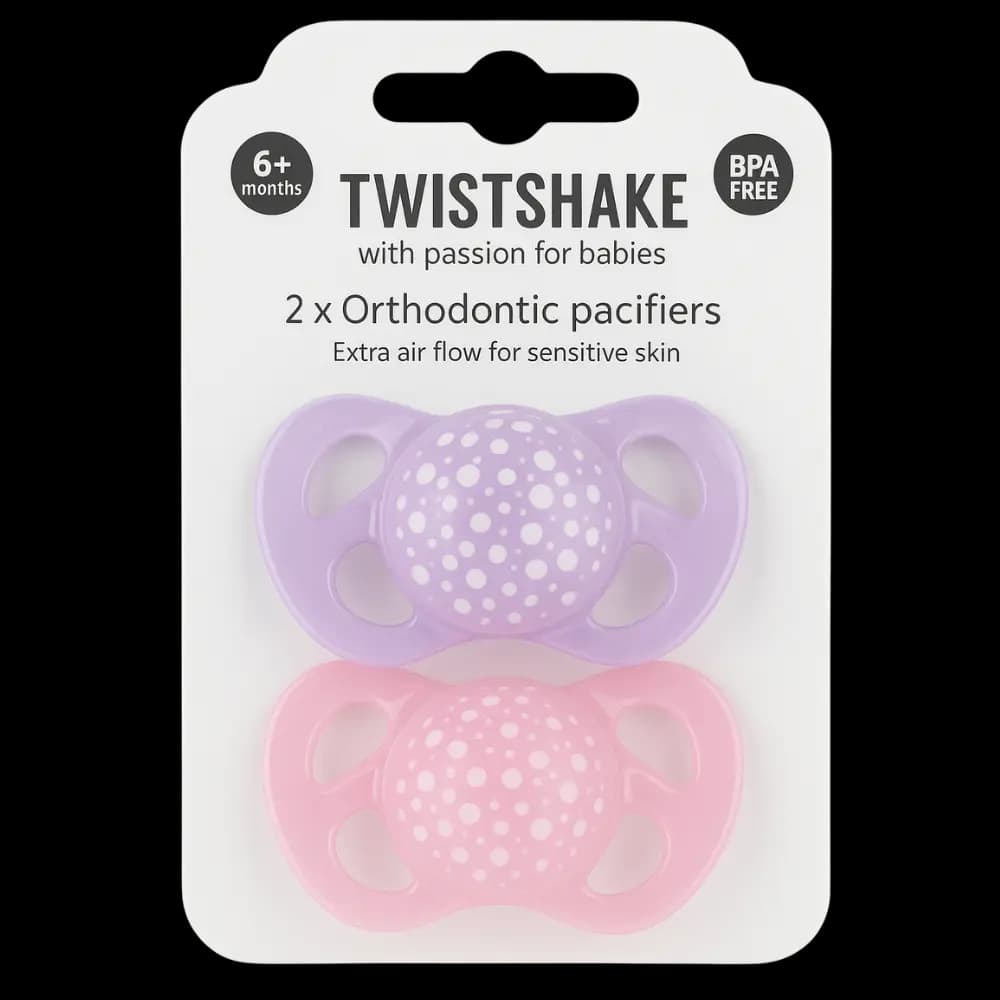 پستانک ارتودنسی Twistshake دو عددی +6 ماه — تصویر ۴