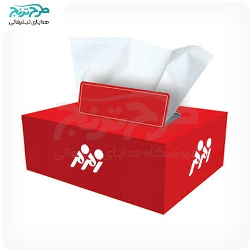 دستمال کاغذی تبلیغاتی 150 برگ دولایه