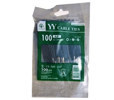 بست کمربندی YY تایوانی 10 سانت-بسته 100 عددی