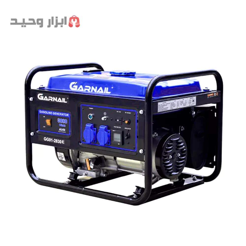 ژنراتور موتور برق استارتی 3 کیلو گارنیل مدل ga-mbr-2830-E