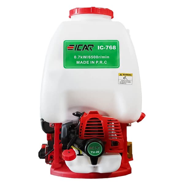 سمپاش موتوری پشتی ۲۵ لیتری ایکار مدل sprayer-25L-ICAR