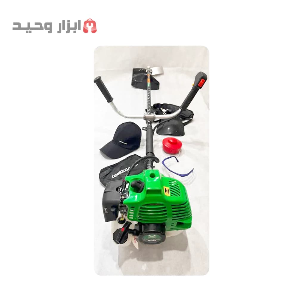 علف زن و حاشیه زن 2 زمانه بنزینی دوشی قدرت بالا با موتور کم صدا مناسب برای انواع الحاقی رد لاین RL520B با قطعات تایوانی — تصویر ۴