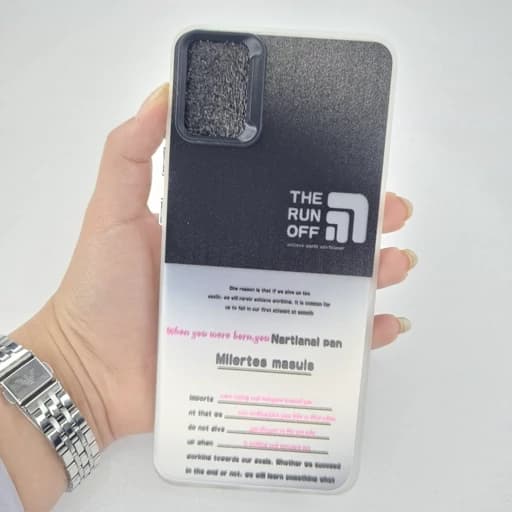 گارد گوشی شیائومی Note 13 pro طرح سوکول متنی قاب و کاور note13pro نوت 13 پرو مشکی