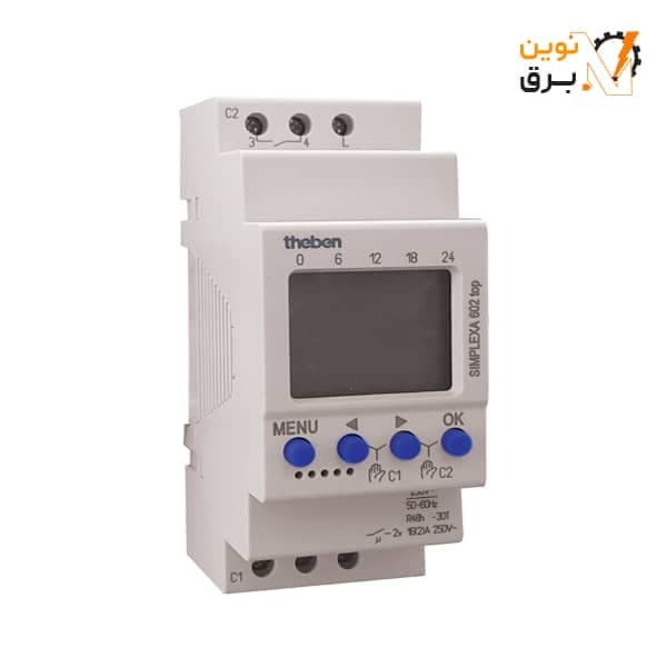 ساعت فرمان دیجیتال تبن برنامه هفتگی مدل SIMPLEX 601 TOP