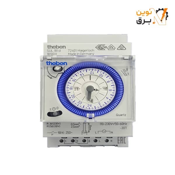 ساعت فرمان آنالوگ تبن برنامه روزانه مدل SYN 161 D