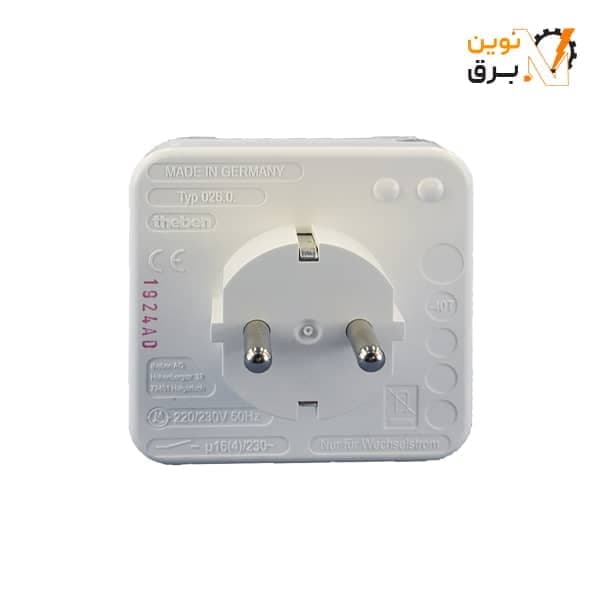 ساعت فرمان آنالوگ پریز دار تبن برنامه روزانه مدل TIMER26 — تصویر ۶