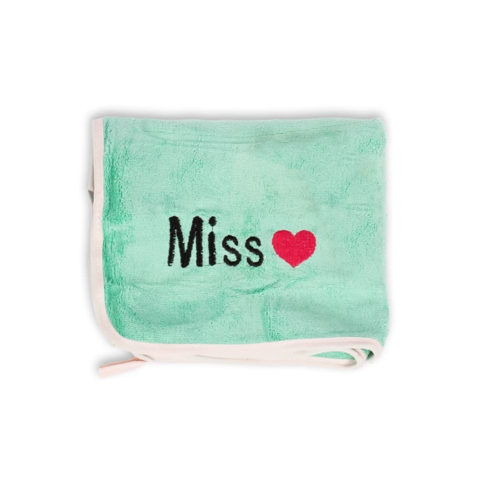 حوله اسپرت زنانه طرح Miss Love کد 10326 — تصویر ۴