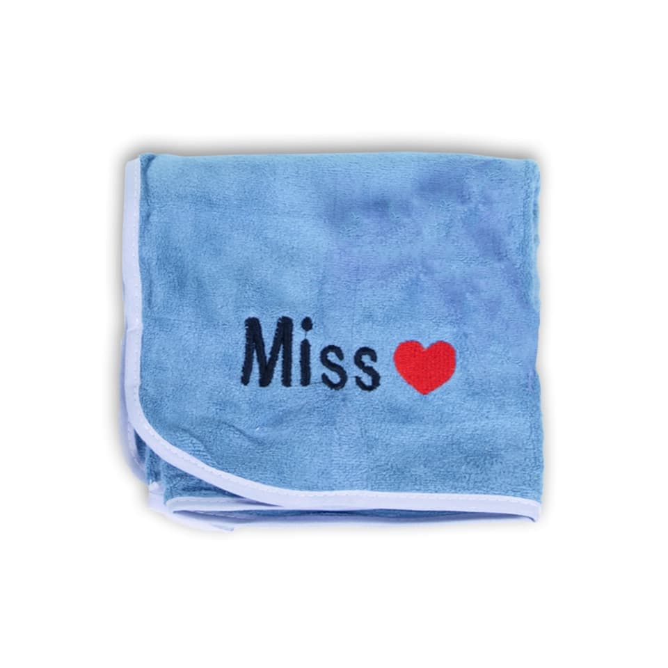حوله اسپرت زنانه طرح Miss Love کد 10326 — تصویر ۶