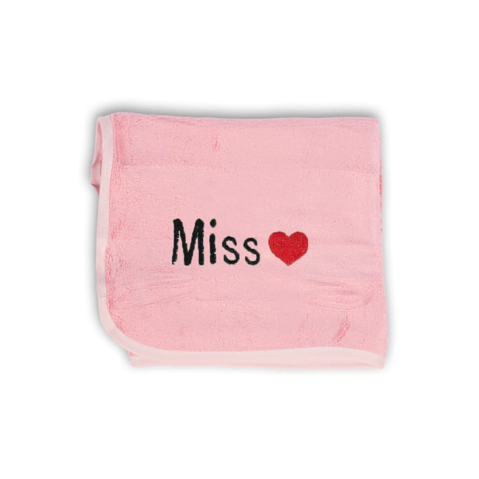 حوله اسپرت زنانه طرح Miss Love کد 10326 — تصویر ۵