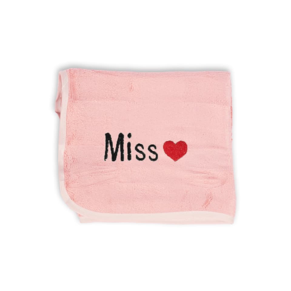 حوله اسپرت زنانه طرح Miss Love کد 10326 — تصویر ۳
