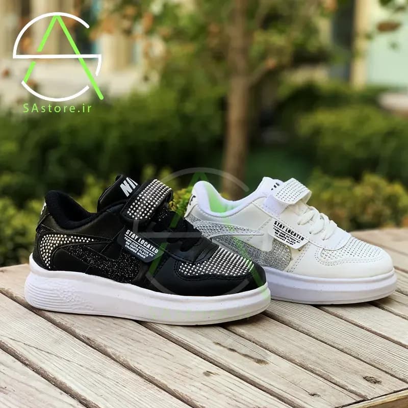 کفش کتونی دخترانه نگین دار نایکی Nike — تصویر ۵