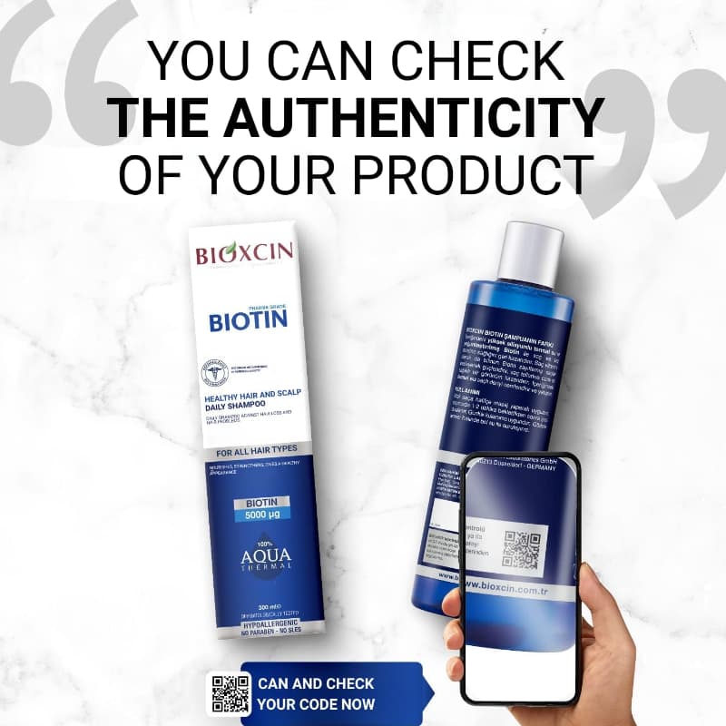 شامپو ضد ریزش مو بیوکسین مدل بیوتین | Bioxcin Biotin Shampoo حجم 300 میل — تصویر ۵