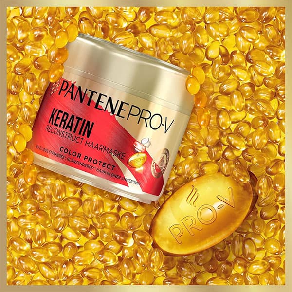 ماسک موی کراتینه موهای رنگ شده پنتن داخل حمام | Pantene Color Protect — تصویر ۲