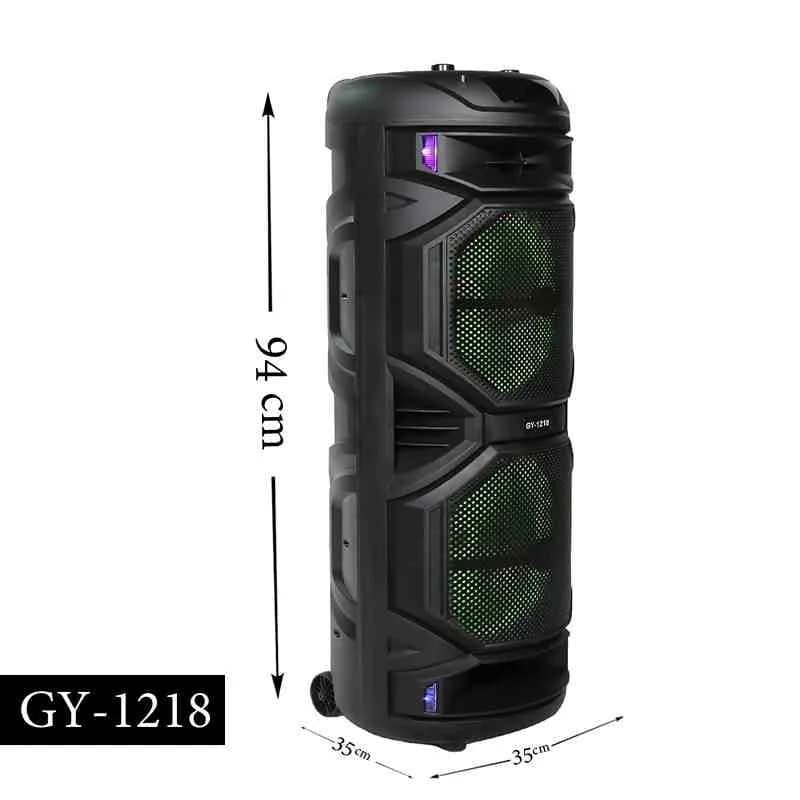اسپیکر پارتی باکس مدل GY-1218 (پس کرایه) — تصویر ۲