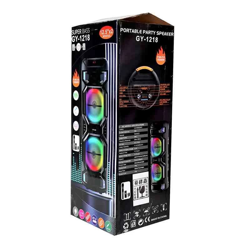 اسپیکر پارتی باکس مدل GY-1218 (پس کرایه) — تصویر ۷
