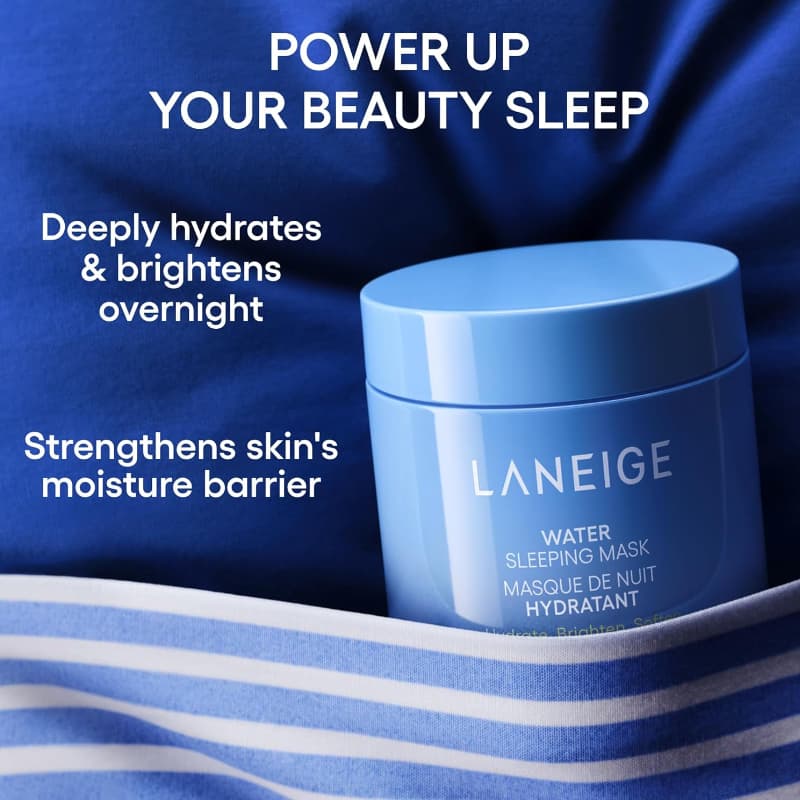 ماسک شب آبرسان صورت لانیژ Water Sleeping Mask EX حجم 70 میلی لیتر — تصویر ۲