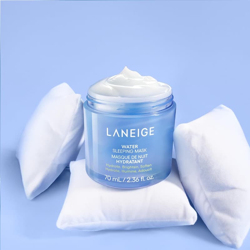 ماسک شب آبرسان صورت لانیژ Water Sleeping Mask EX حجم 70 میلی لیتر — تصویر ۴