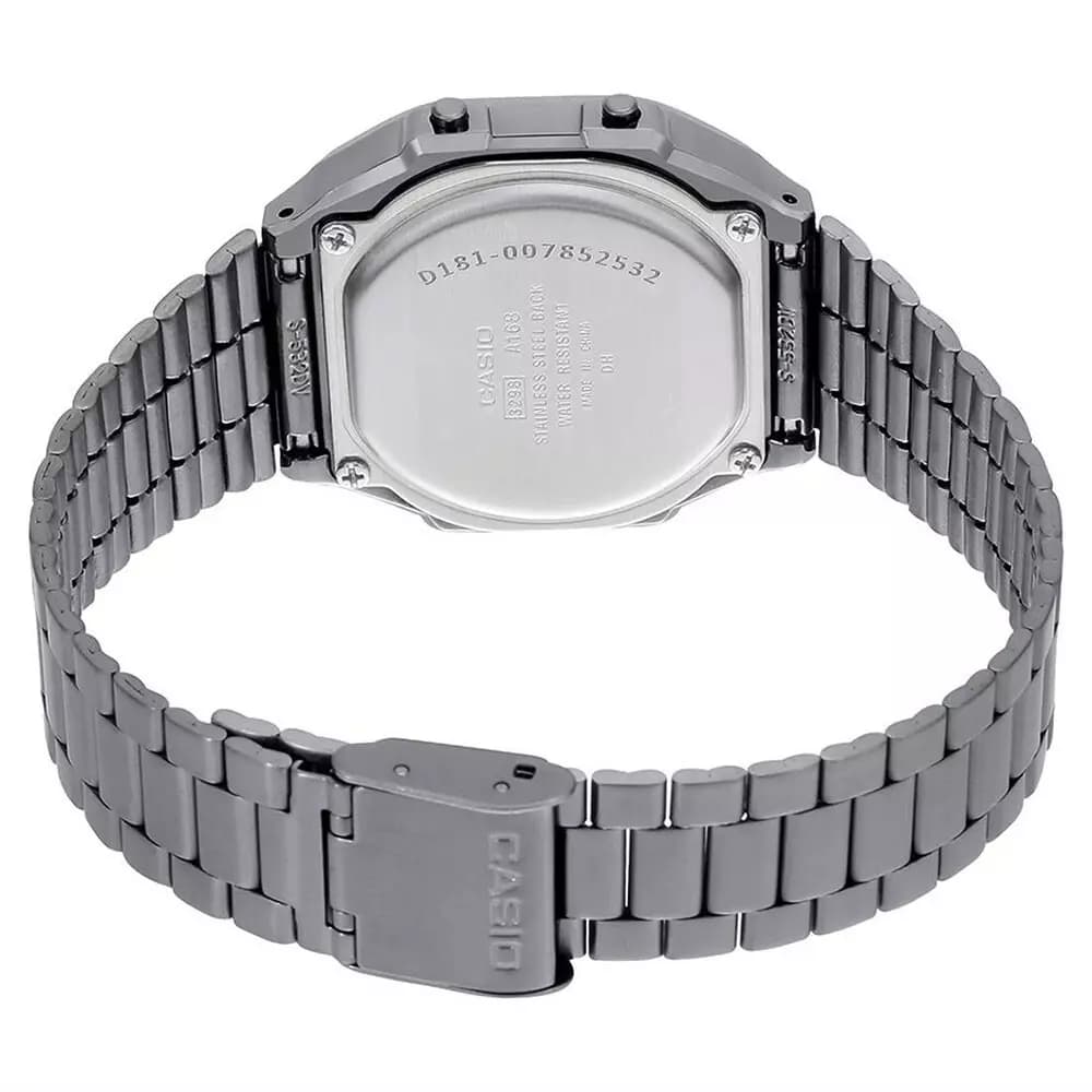 ساعت مچی دیجیتالی نوستالژی کاسیو مدل CASIO A168WGG-1ADF — تصویر ۵