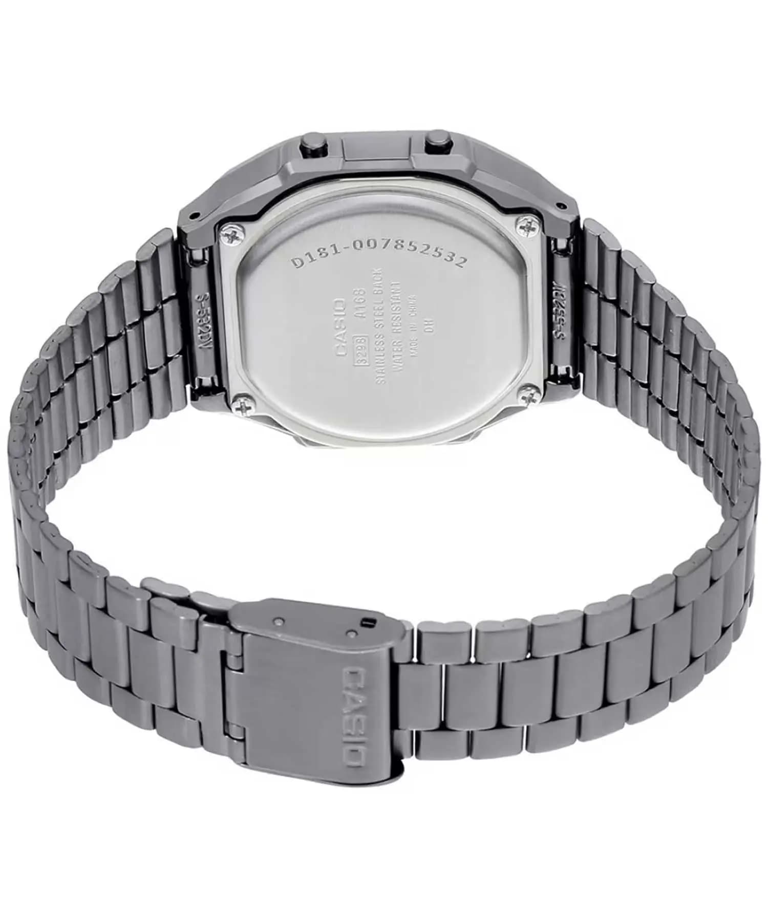 ساعت مچی دیجیتالی نوستالژی کاسیو مدل CASIO A168WGG-1ADF — تصویر ۹