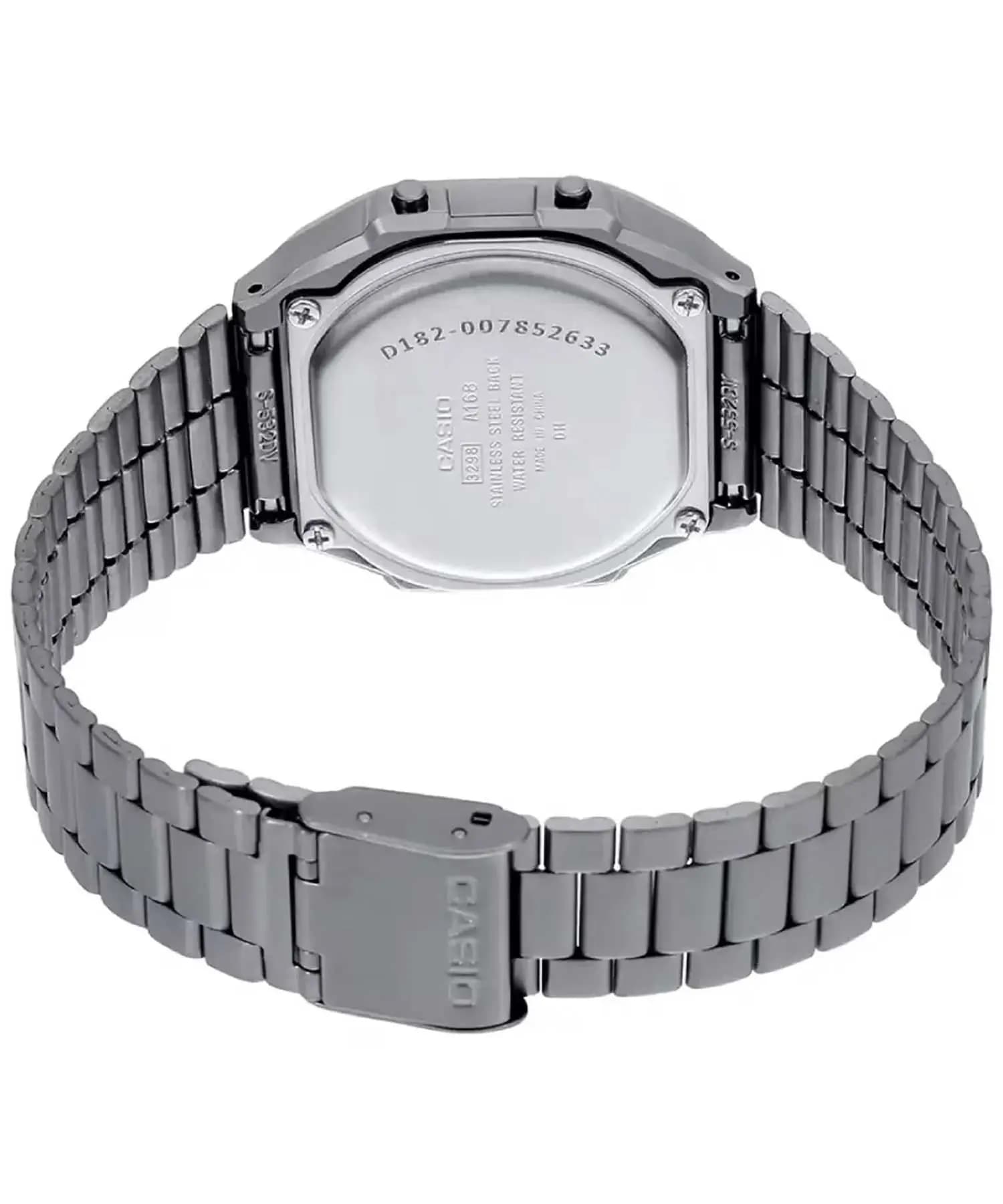 ساعت مچی دیجیتالی نوستالژی کاسیو مدل CASIO A168WGG-1BDF — تصویر ۱۰