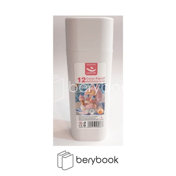 UPPAGE / مداد رنگی اتودی / 12 رنگ / طرح کرای بیبی / U12001