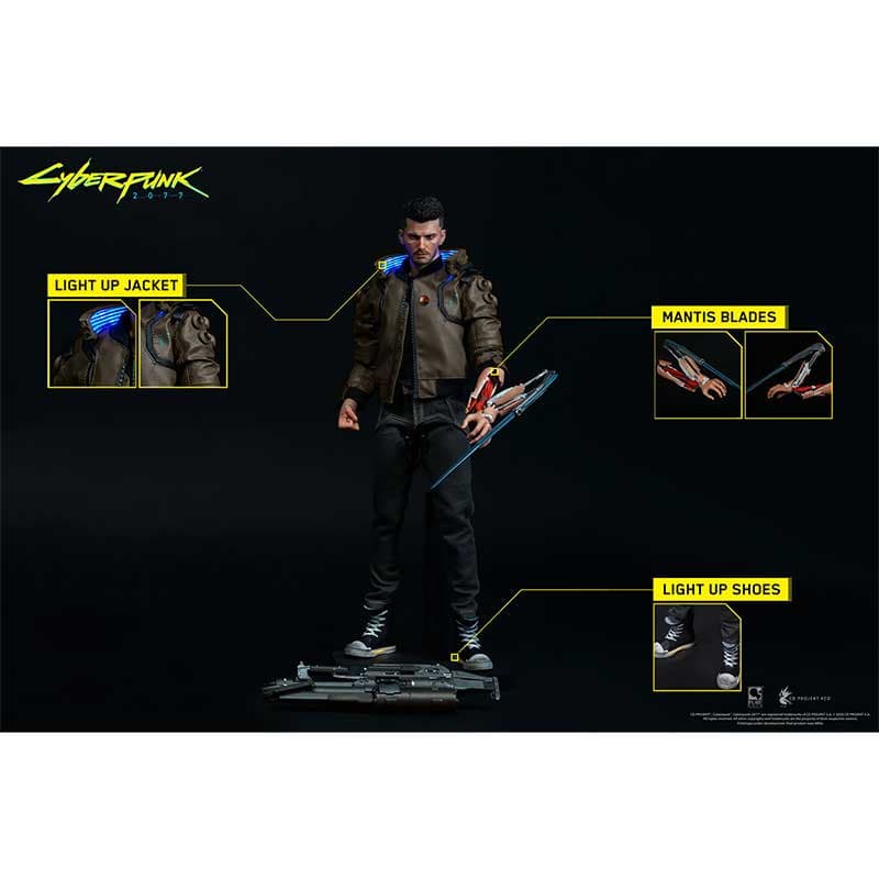 اکشن فیگر V Male 1/6 از بازی Cyberpunk 2077 برند PureArts — تصویر ۳
