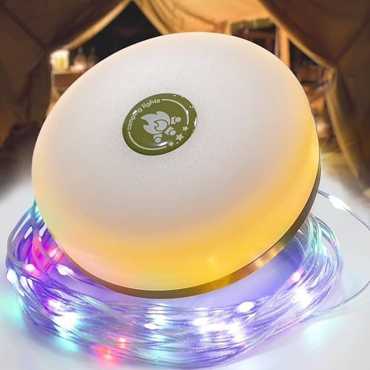 چراغ کمپینگ ریسه دار سولار پاور ریموت دار / KXK-9000 — تصویر ۲