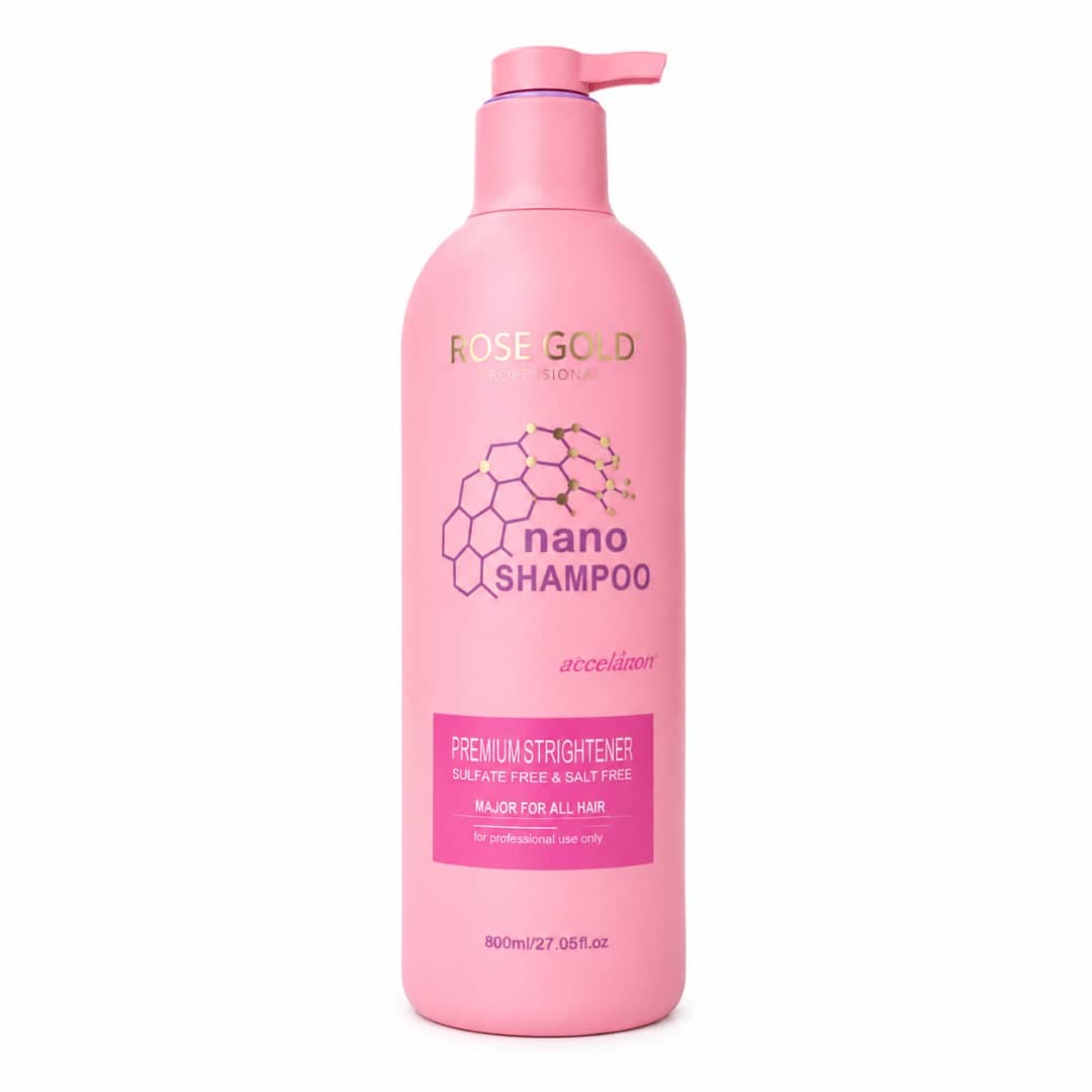 شامپو نانو رزگلد SHAMPOO NANO ROSE GOLD