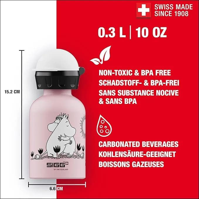 بطری آب کودک سیگ مدل Moomin 300 — تصویر ۴