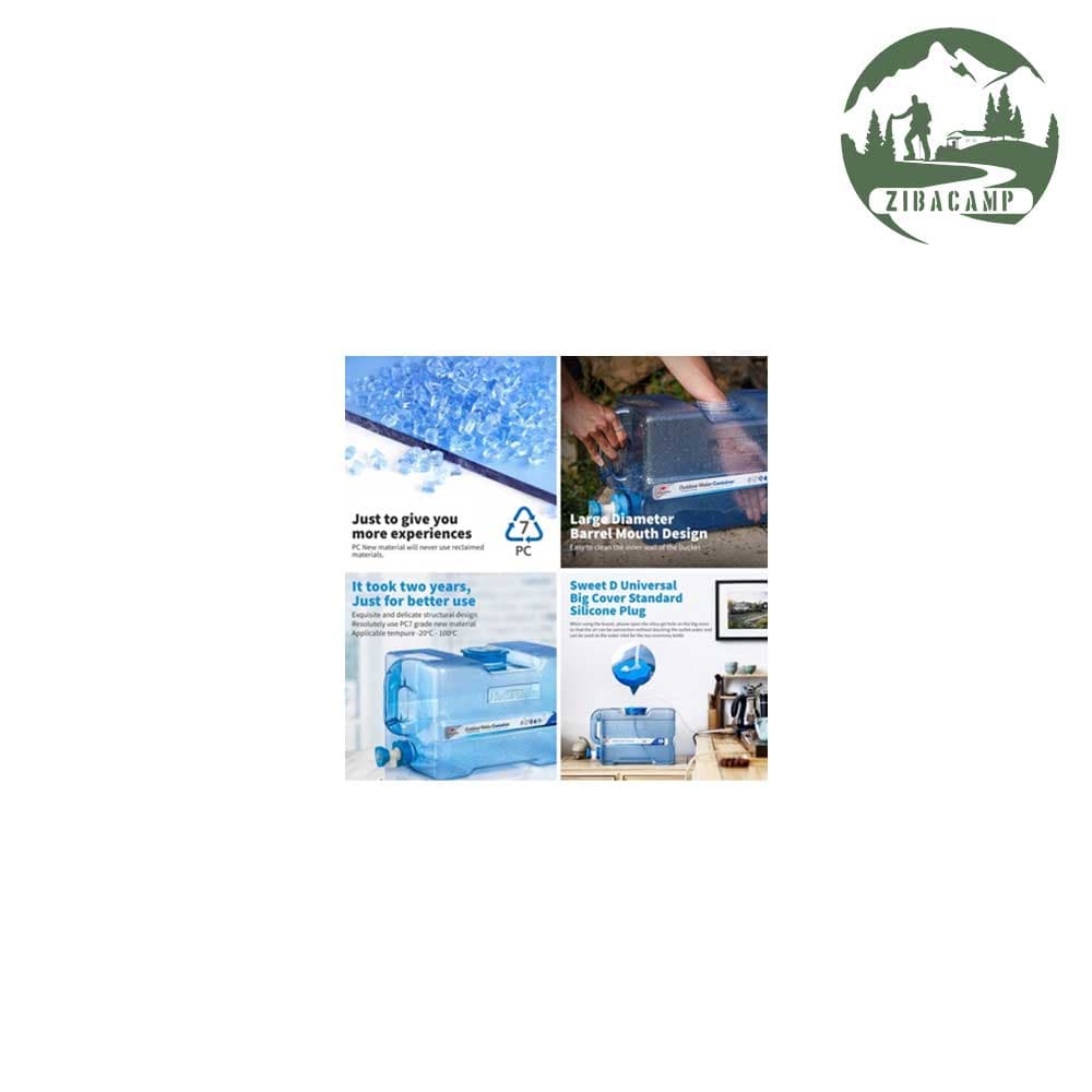 گالن آب نیچرهایک 19L مدل Naturehike NH18S018-T — تصویر ۳