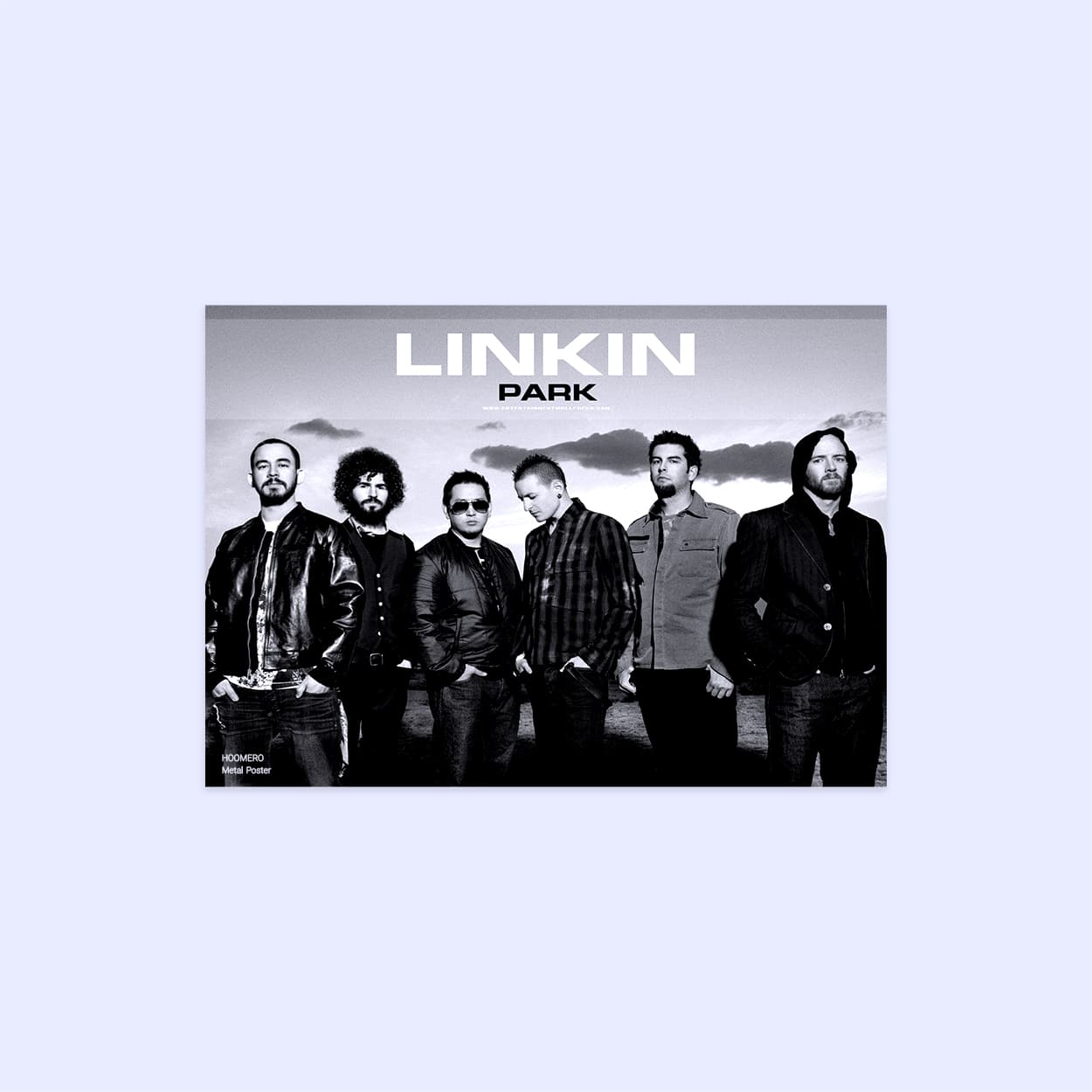 پوستر هومرو مدل فلزی طرح موسیقی Linkin Park کد PS1480 — تصویر ۲