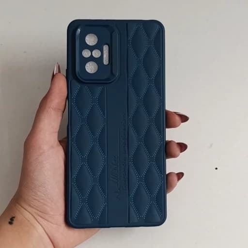 گارد گوشی سامسونگ Note 10 pro طرح چرمی رنگ آبی Bentley قاب و کاور نوت 10 پرو