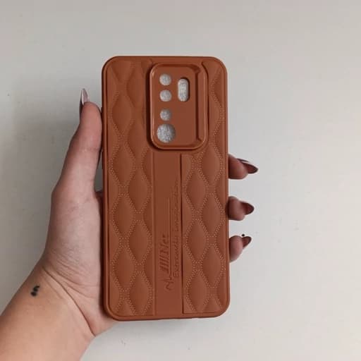 گارد گوشی سامسونگ Note 8 pro طرح چرمی رنگ قهوه ای Bentley قاب و کاور نوت 8 پرو
