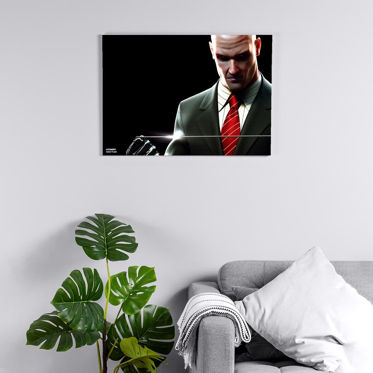 پوستر هومرو مدل فلزی طرح Hitman کد PS570 — تصویر ۳