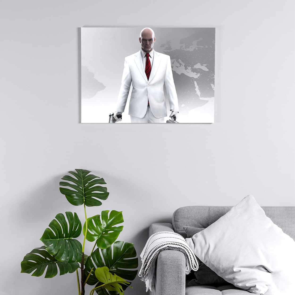 پوستر هومرو مدل فلزی طرح Hitman کد PS567 — تصویر ۳