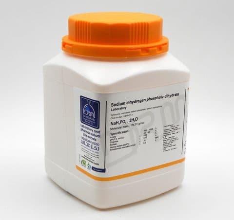 سدیم دی هیدروژن فسفات دو آبه گرید Extra pure | دکتر مجللی