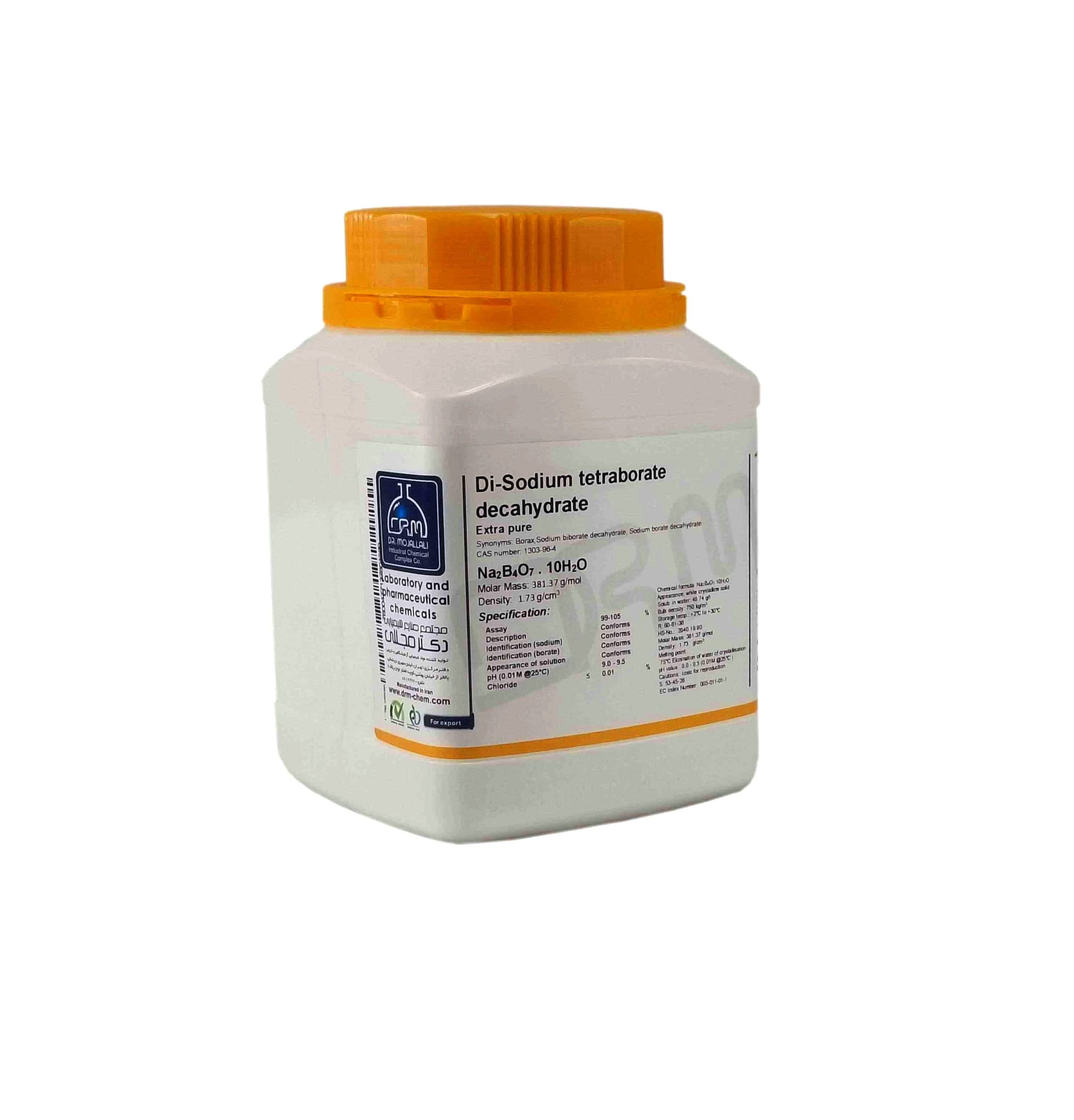 دی سدیم تترابورات 10 آبه گرید Extra pure | دکتر مجللی