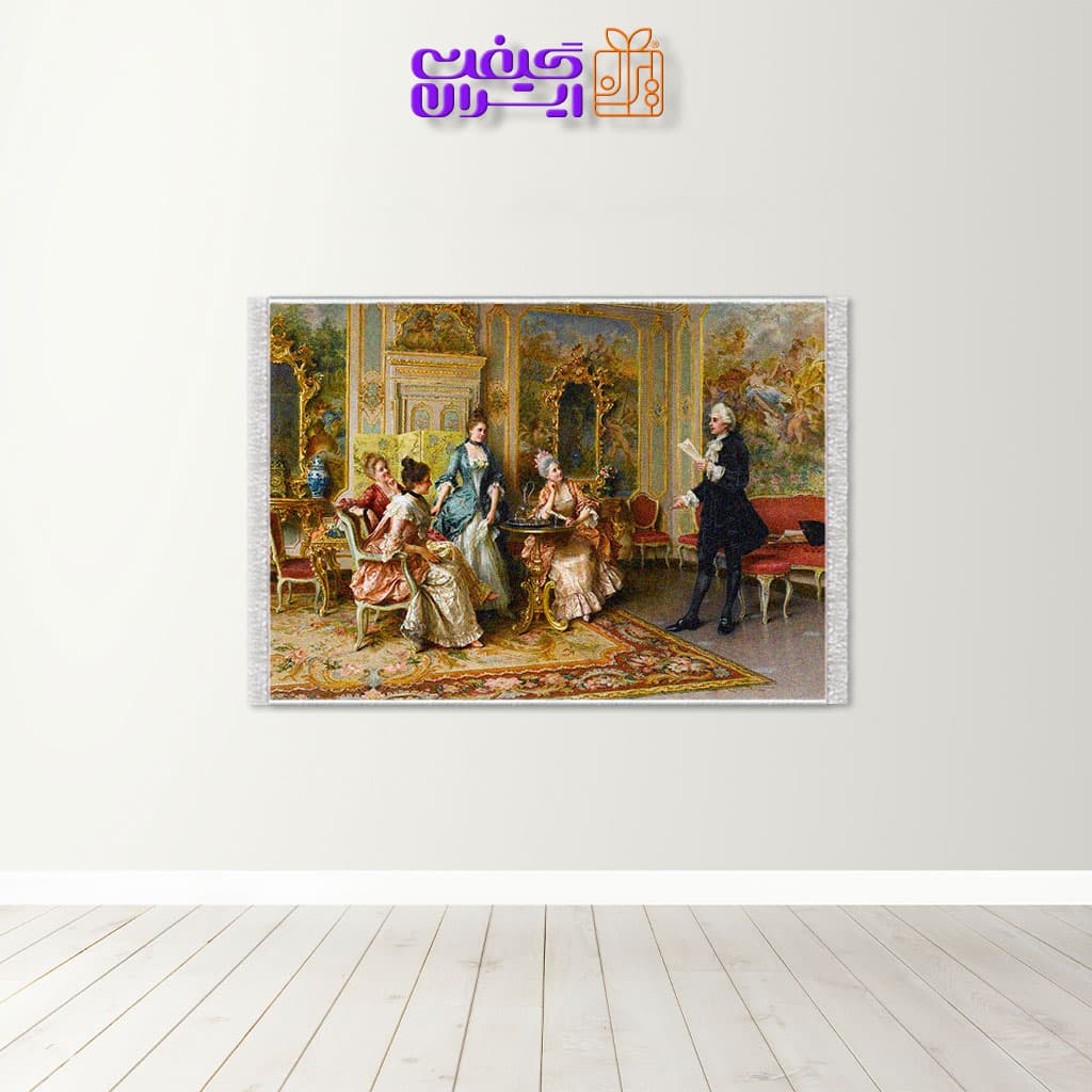 تابلو فرش فرانسوی طرح شاعر جوان کد 7065