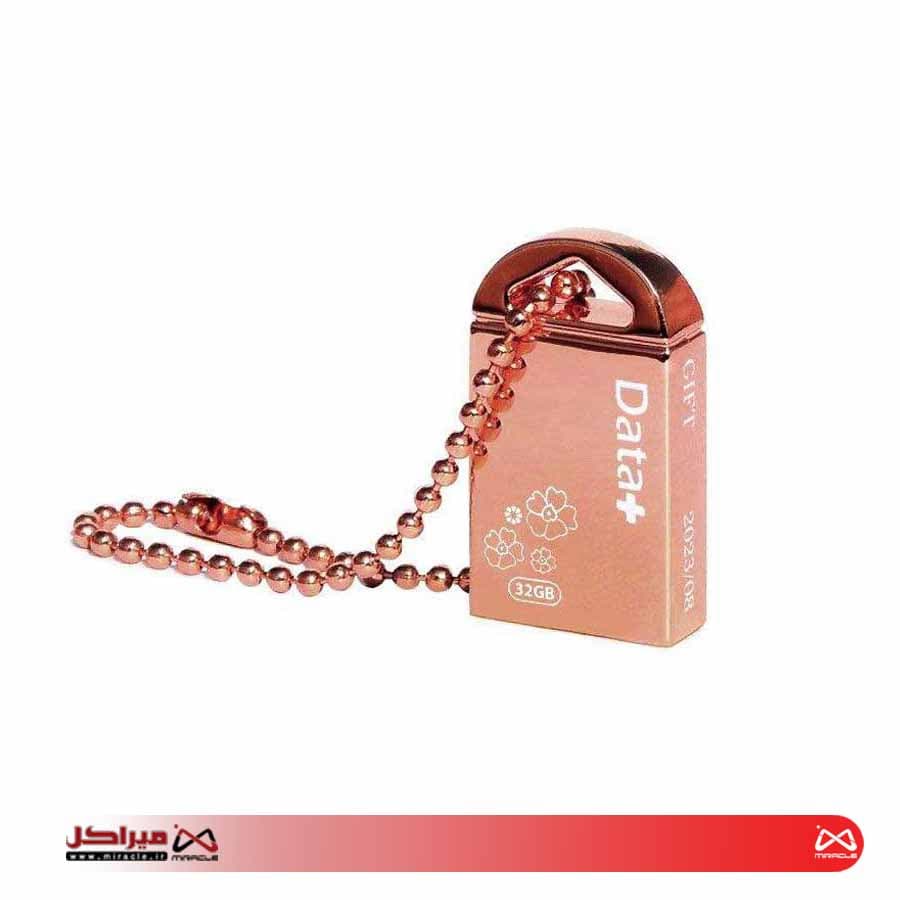 فلش مموری دیتا پلاس مدل Gift Rose Gold ظرفیت 32 گیگابایت USB 2.0