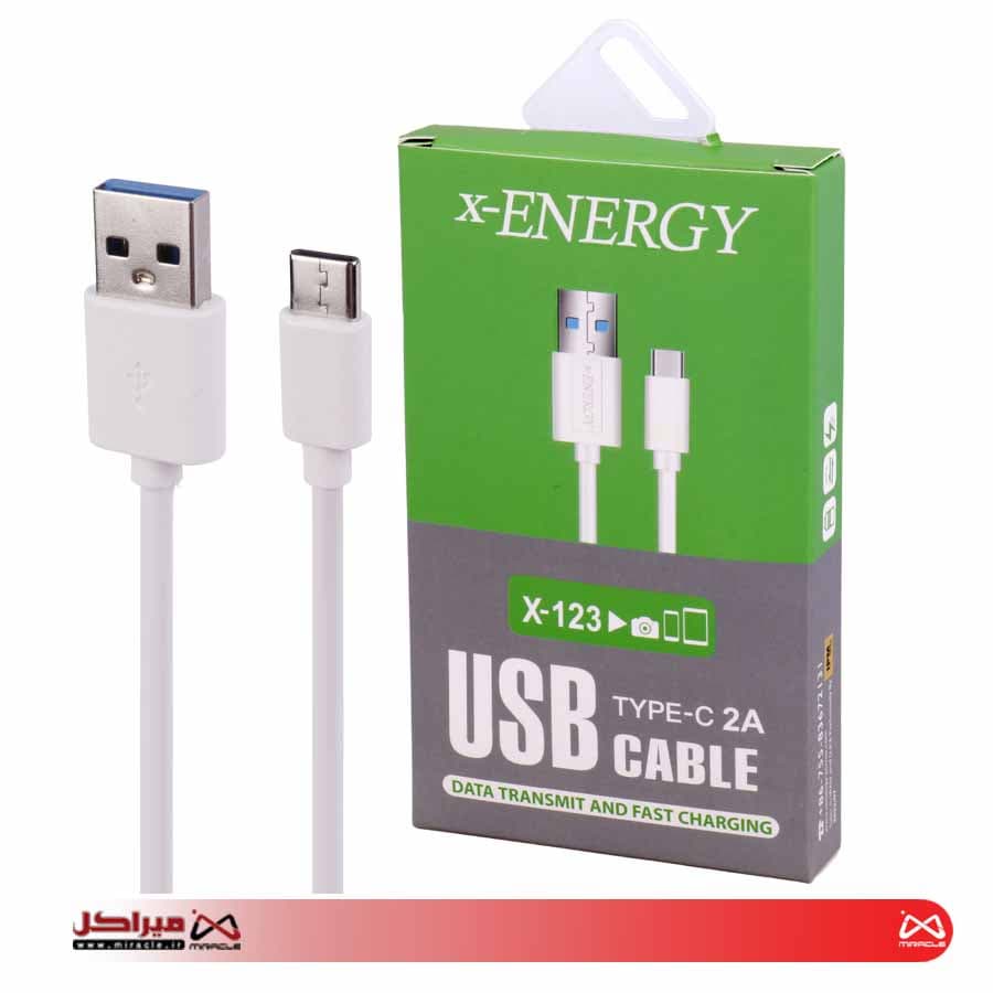 کابل شارژر X-ENERGY FAST TYP-C (2M) X-123