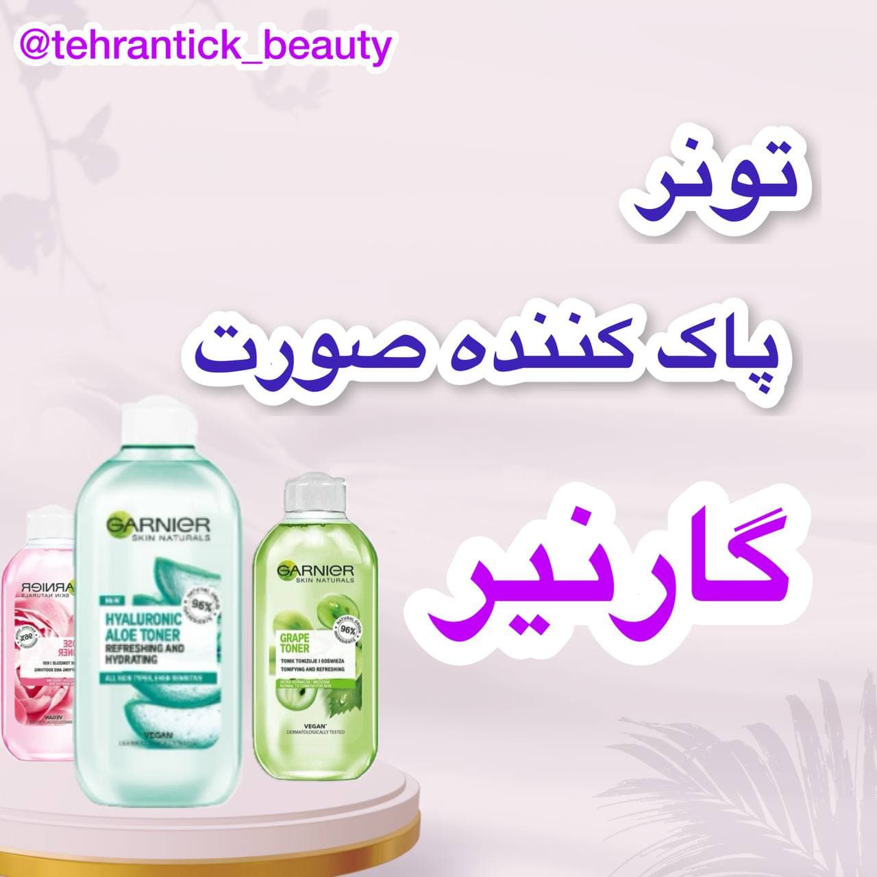 تونر های پاک کننده صورت گارنیر