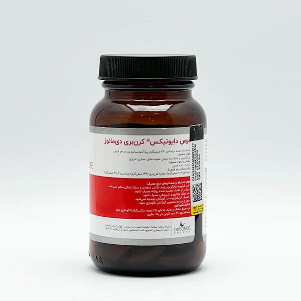 قرص کرنبری دی مانوز دایونیکس فارما 30 عدد Dayonix Cranberry D Mannose Dayonix Pharma — تصویر ۲