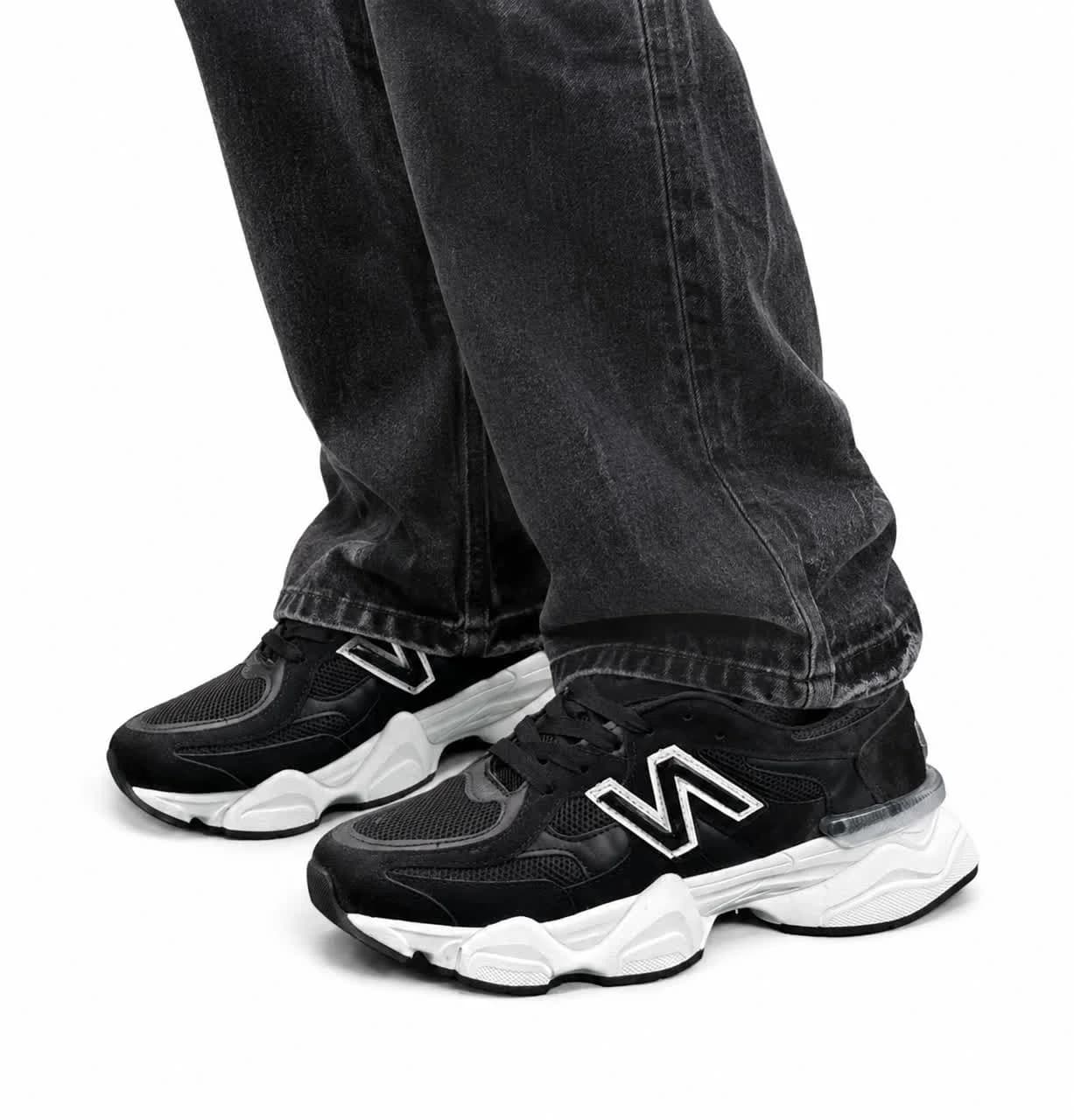 کفش کتانی زنانه مدل نیوبالانس 9060 مشکی سفید New Balance 9060 — تصویر ۲