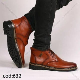 نیم بوت قهوه ای اکو – کد 632(Tb10)